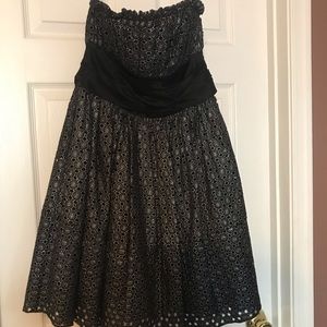 Strapless Betsy Johnson dress
